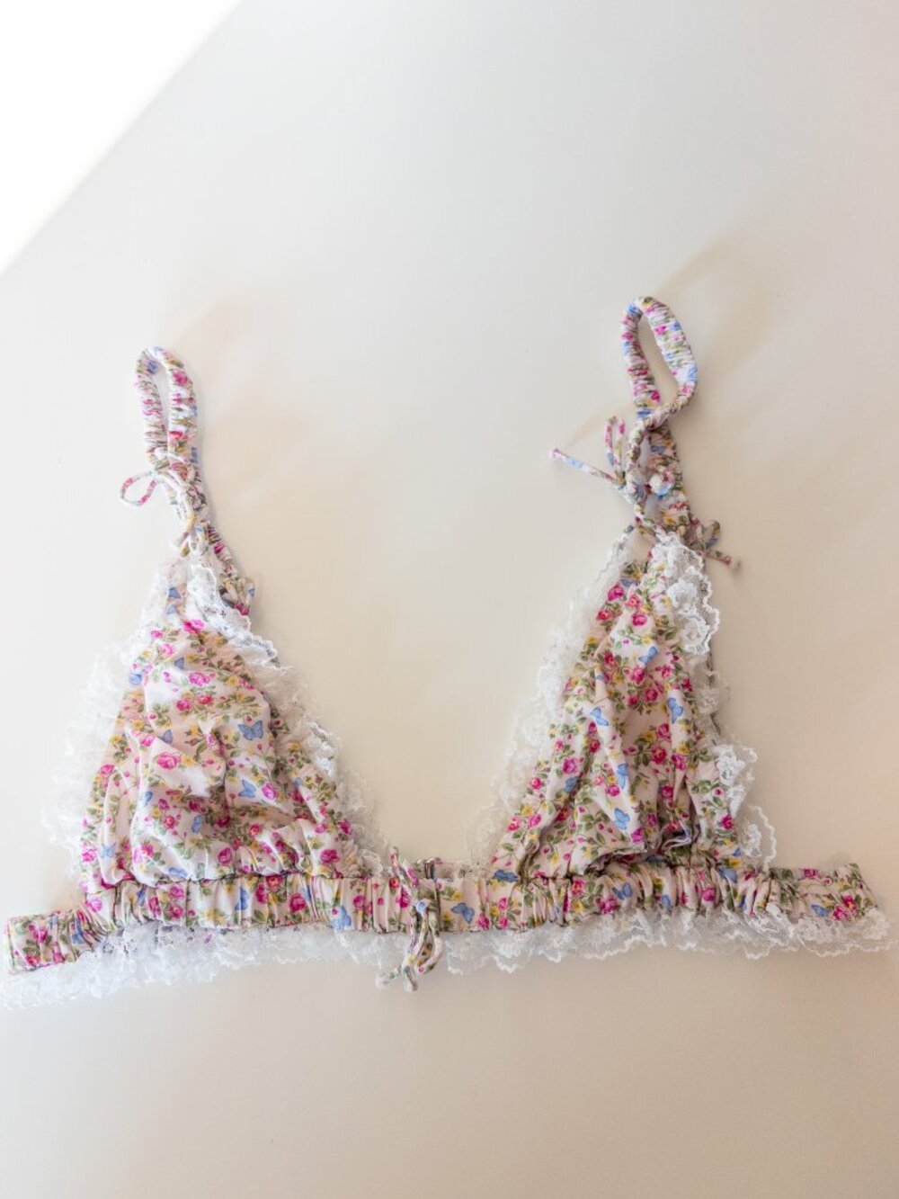 For Love & Lemons x Victoria's Secret Floral Lace Bralette Size XL